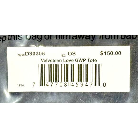 NWT - BRIGHTON Navy Red Love Tote Brand New w Tags In Unopened Plastic Packaging - Picture 6 of 6